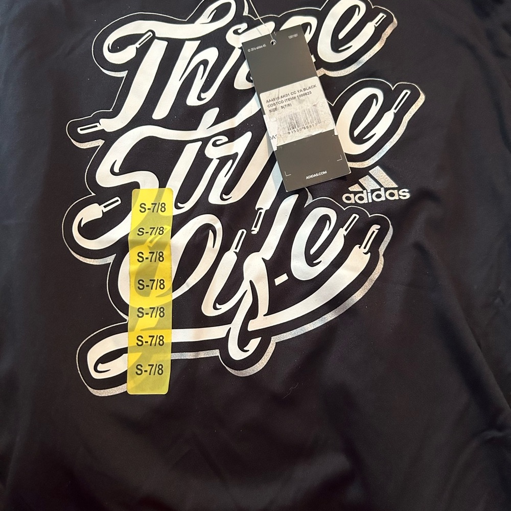 Adidas, Short Sleeve T-Shirt, Girls Size Small    7/8